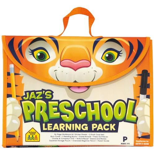 Cover image for School Zone Jaz's Preschool Learning Pack