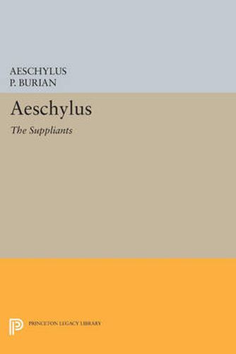 Cover image for Aeschylus: The Suppliants