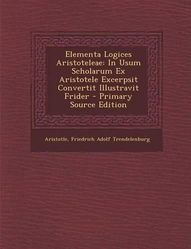 Cover image for Elementa Logices Aristoteleae