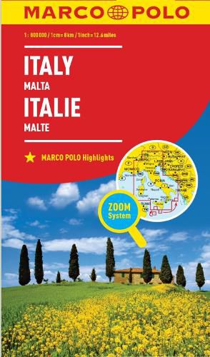 Cover image for Italy Marco Polo Map