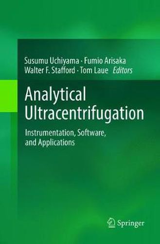 Cover image for Analytical Ultracentrifugation: Instrumentation, Software, and Applications