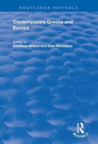 Cover image for Contemporary Greece and Europe