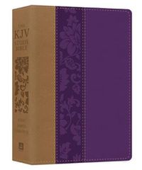 Cover image for The KJV Study Bible - Large Print [violet Floret]