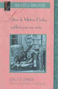 Cover image for Lettres de Mistriss Henley publiees par son amie