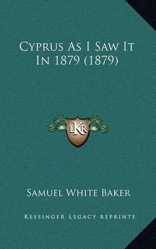 Cover image for Cyprus as I Saw It in 1879 (1879)