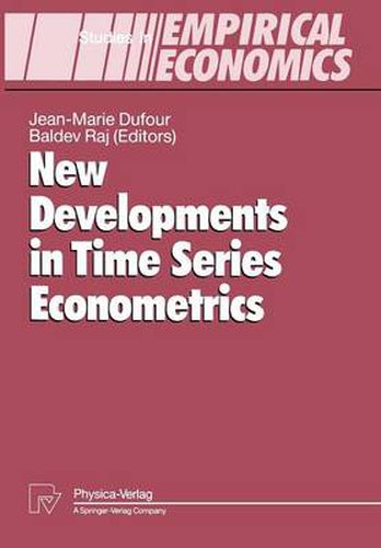 Cover image for New Developments in Time Series Econometrics