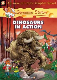 Cover image for Geronimo Stilton 7: Dinosaurs in Action