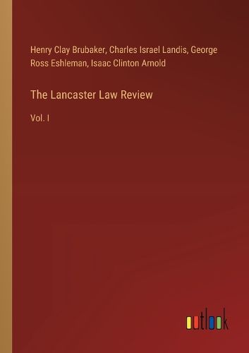 Cover image for The Lancaster Law Review