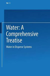 Cover image for Water in Disperse Systems