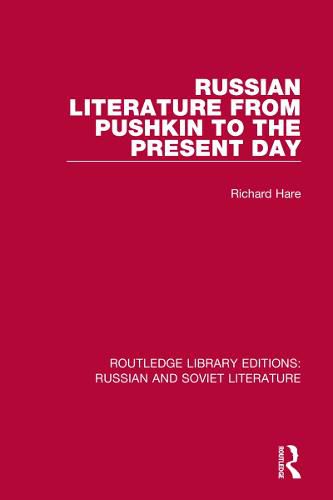 Cover image for Russian Literature From Pushkin to The Present Day