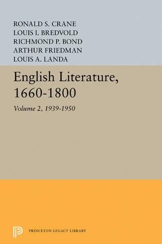 Cover image for English Literature, Volume 2: 1939-1950