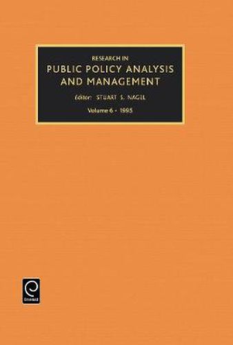 Cover image for Research in Public Policy Analysis and Management