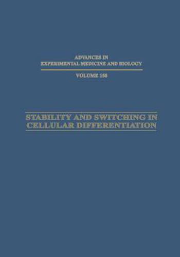 Cover image for Stability and Switching in Cellular Differentiation