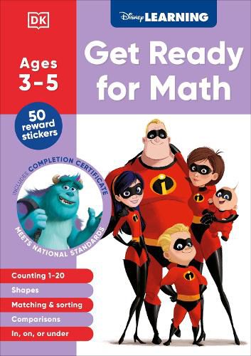 Cover image for Disney Learning Get Ready for Math (Ages 3-5)