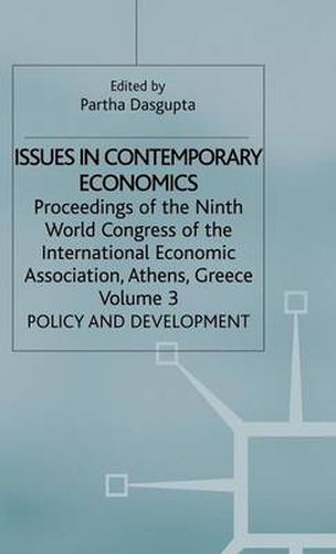 Cover image for Issues in Contemporary Economics: Volume 3: Policy and Development