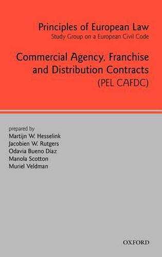 Cover image for Principles of European Law: Commercial Agency, Franchise, and Distribution Contracts