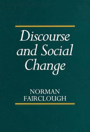 Cover image for Discourse and Social Change