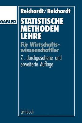 Cover image for Statistische Methodenlehre Fur Wirtschaftswissenschaftler