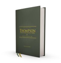 Cover image for ESV, Thompson Chain-Reference Bible, Hardcover, Green, Red Letter