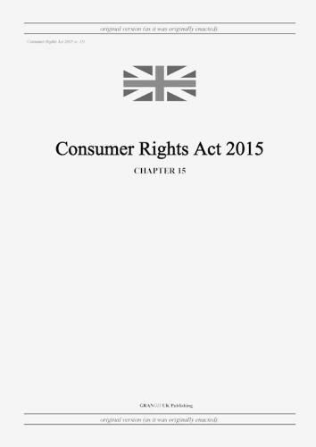 Cover image for Consumer Rights Act 2015 (c. 15)