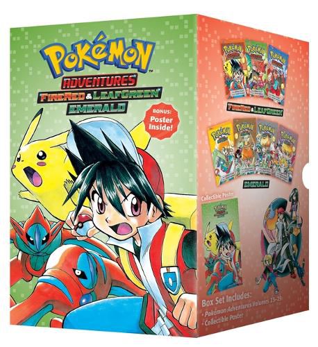 Pokemon Adventures FireRed & LeafGreen / Emerald Box Set: Includes Vols. 23-29