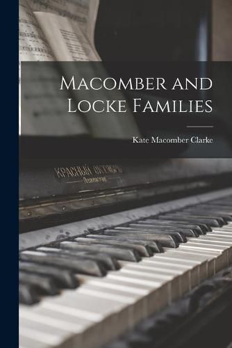 Cover image for Macomber and Locke Families