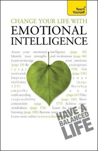 Cover image for Change Your Life With Emotional Intelligence: A psychological workbook to boost emotional awareness and transform relationships