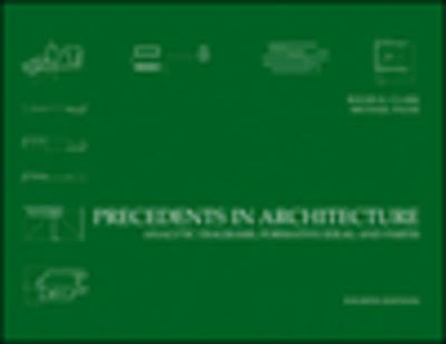 Cover image for Precedents in Architecture: Analytic Diagrams, Formative Ideas, and Partis