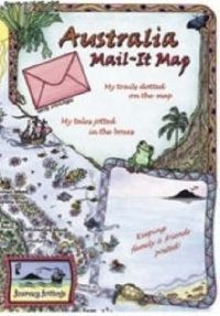 Cover image for Australia Mail-it Map: Keeping Family and Friends Posted