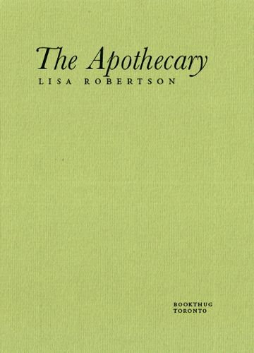 Cover image for The Apothecary