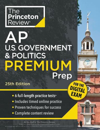 Cover image for Princeton Review AP U.S. Government & Politics Premium Prep, 25th Edition