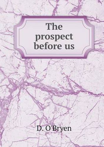 Cover image for The prospect before us