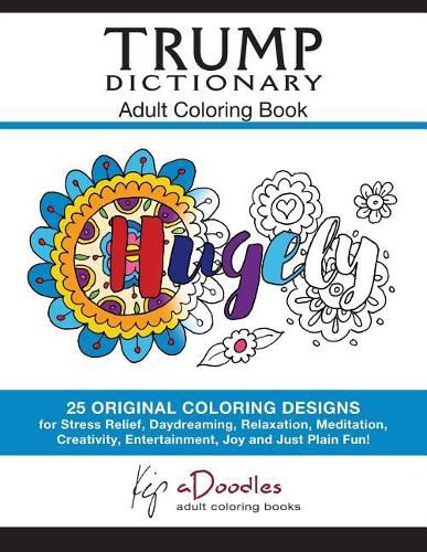 Cover image for Trump Dictionary: Adult Coloring Book