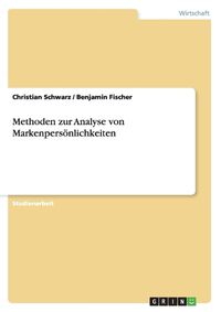 Cover image for Methoden zur Analyse von Markenpersoenlichkeiten