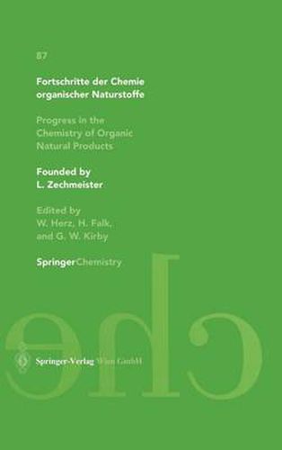 Cover image for Progress in the Chemistry of Organic Natural Products