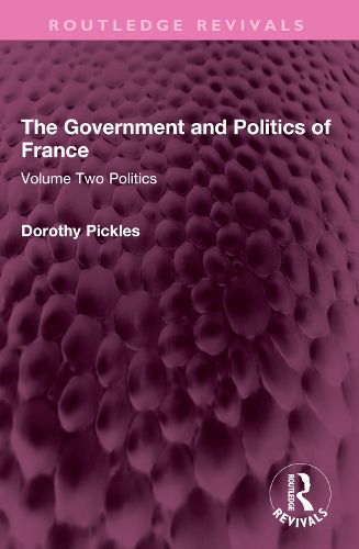 Cover image for The Government and Politics of France