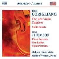 Cover image for Corigliano Red Violin Caprices Violin Sonata Thomson Chamber Music