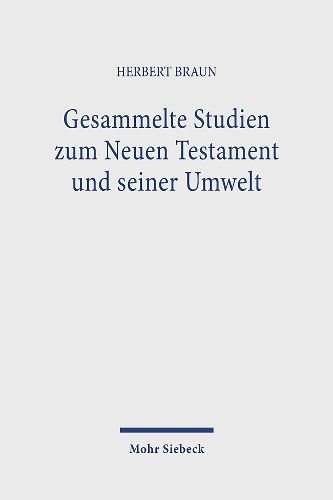 Cover image for Gesammelte Studien zum Neuen Testament und seiner Umwelt