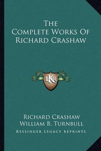 Cover image for The Complete Works of Richard Crashaw