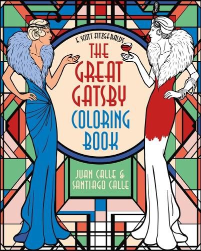 Cover image for F. Scott Fitzgerald's the Great Gatsby Coloring Book