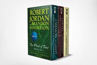 Cover image for Wheel of Time Premium Boxed Set V: Book 13: Towers of Midnight, Book 14: A Memory of Light, Prequel: New Spring