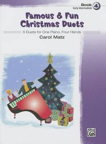 Cover image for Famous & Fun Christmas Duets, Book 4