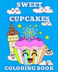 Cover image for Sweet Cupcakes Coloring Book