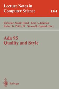 Cover image for Ada 95, Quality and Style: Guidelines for Professional Programmers