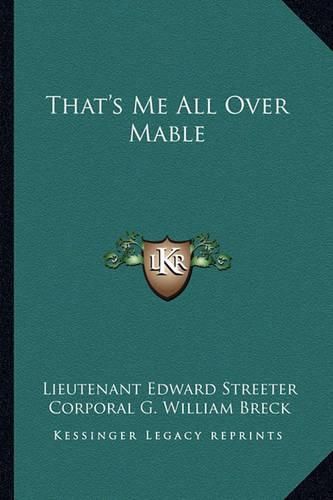 Cover image for That's Me All Over Mable