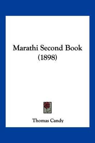 Cover image for Marathi Second Book (1898)
