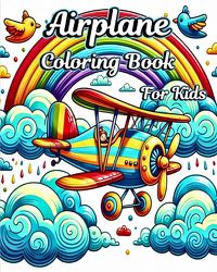 Cover image for Airplane Coloring Book for Kids