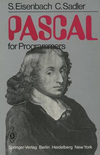 Cover image for PASCAL for Programmers