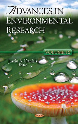 Cover image for Advances in Environmental Research: Volume 15