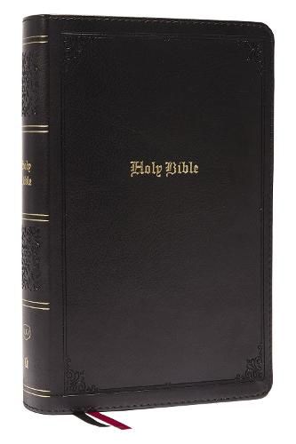 KJV, Personal Size Large Print Single-Column Reference Bible, Leathersoft, Black, Red Letter, Comfort Print: Holy Bible, King James Version